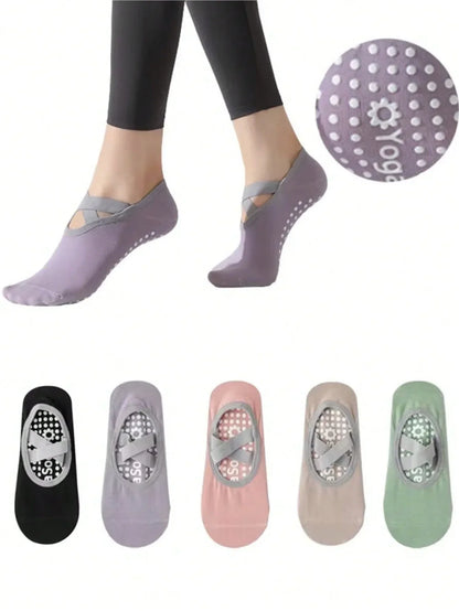 Non-Slip Pilates Yoga Socks Pair