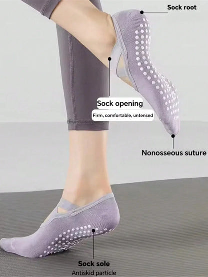 Non-Slip Pilates Yoga Socks Pair