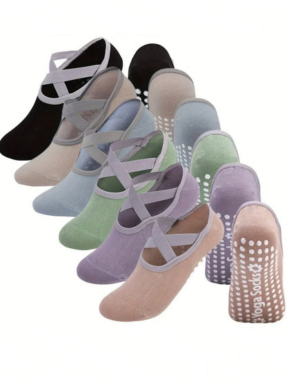 Non-Slip Pilates Yoga Socks Pair