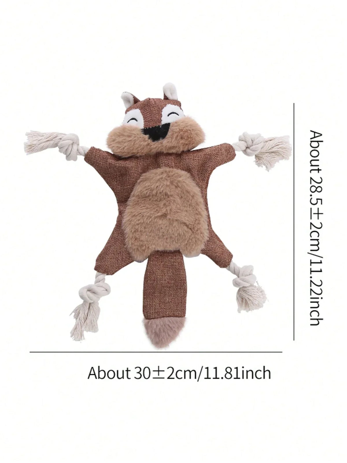 PETSIN Squirrel Fox Dog Toy