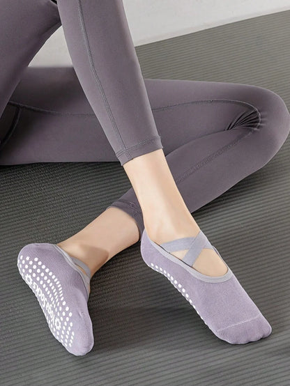 Non-Slip Pilates Yoga Socks Pair