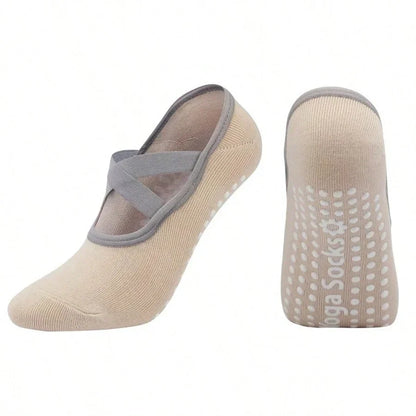 Non-Slip Pilates Yoga Socks Pair