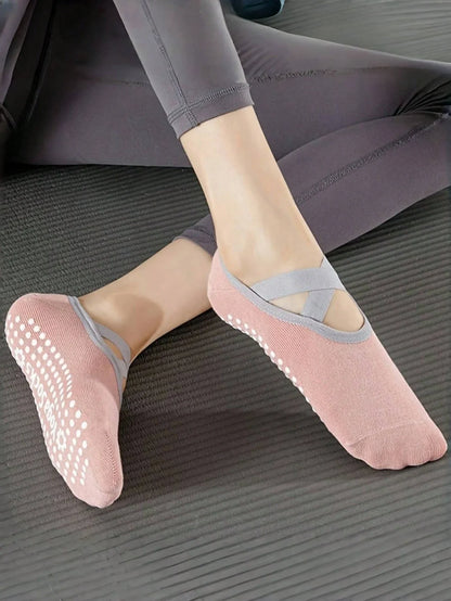 Non-Slip Pilates Yoga Socks Pair