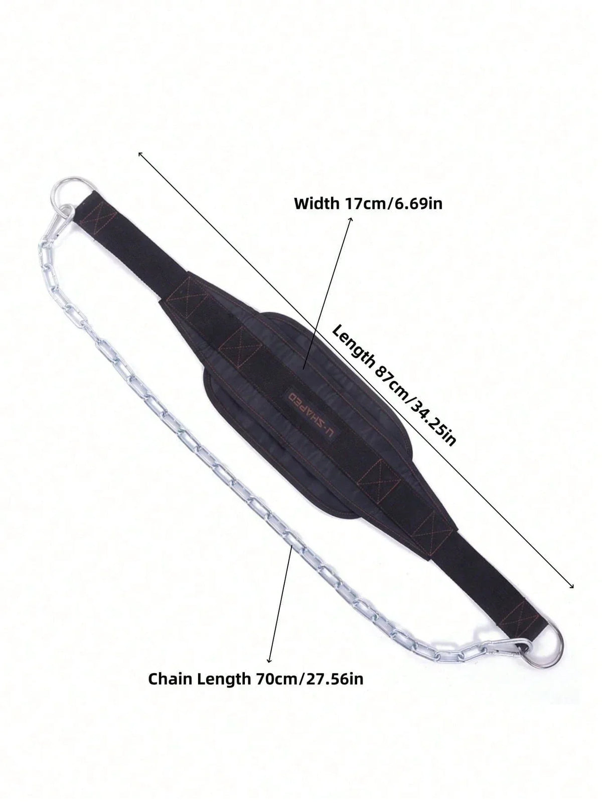 Thick Weight Lifting Chain Belt