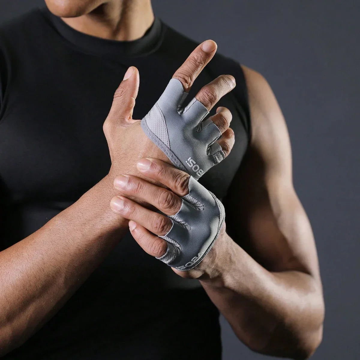 VBOSI Unisex Four-Finger Workout Gloves
