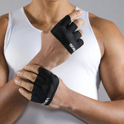 VBOSI Unisex Four-Finger Workout Gloves