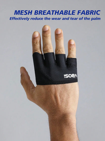 VBOSI Unisex Four-Finger Workout Gloves