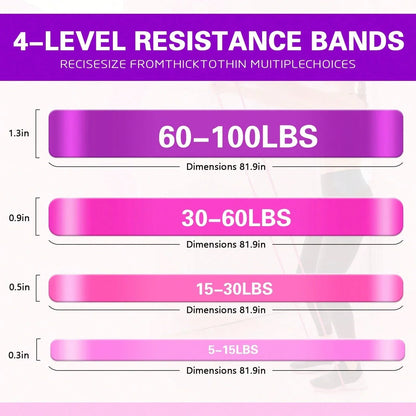 Yoga Stackable Resistance Loop Bands