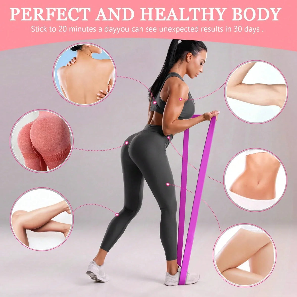 Yoga Stackable Resistance Loop Bands