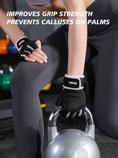 VBOSI Anti-Slip Half Finger Gloves