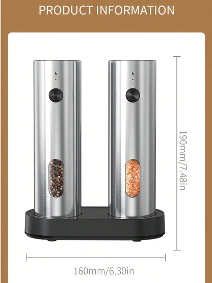 CLITON Rechargeable Spice Grinder Set
