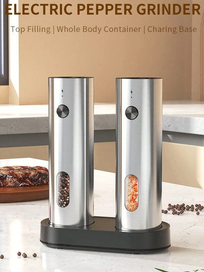 CLITON Rechargeable Spice Grinder Set