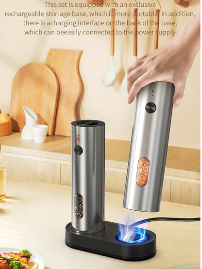 CLITON Rechargeable Spice Grinder Set