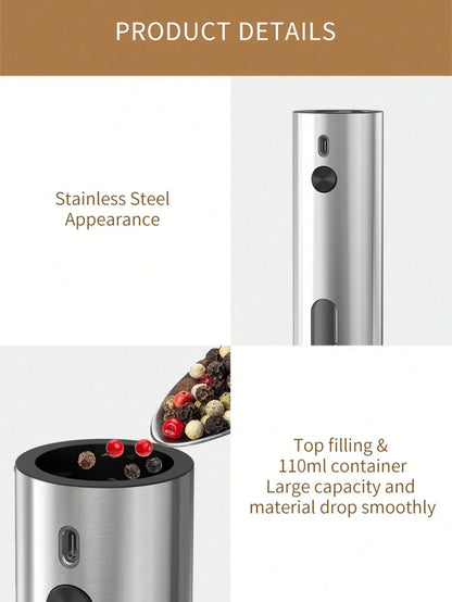 CLITON Rechargeable Spice Grinder Set