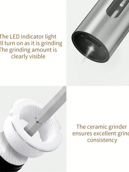 CLITON Rechargeable Spice Grinder Set