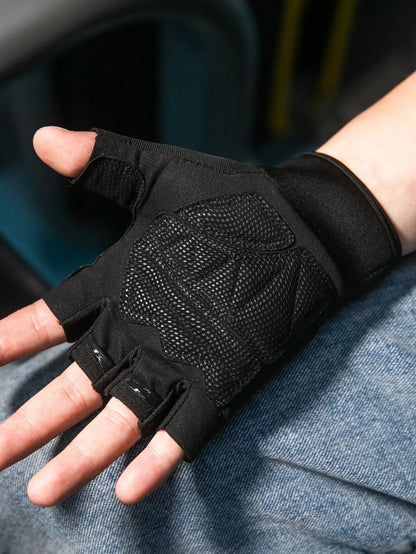 Sports Camo Half-Finger Gloves