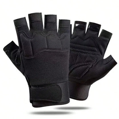 Sports Camo Half-Finger Gloves