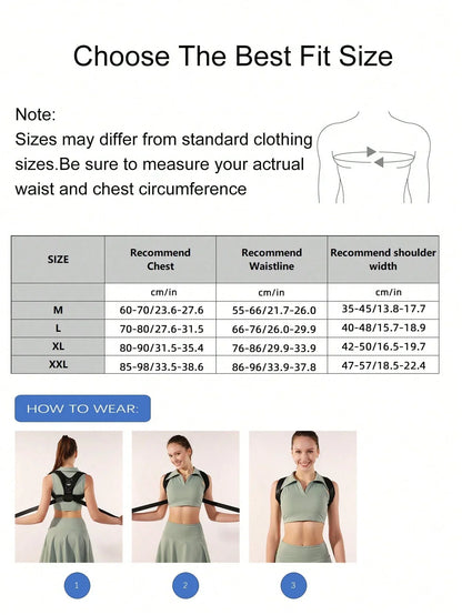 VBOSI Adjustable Posture Corrector Brace