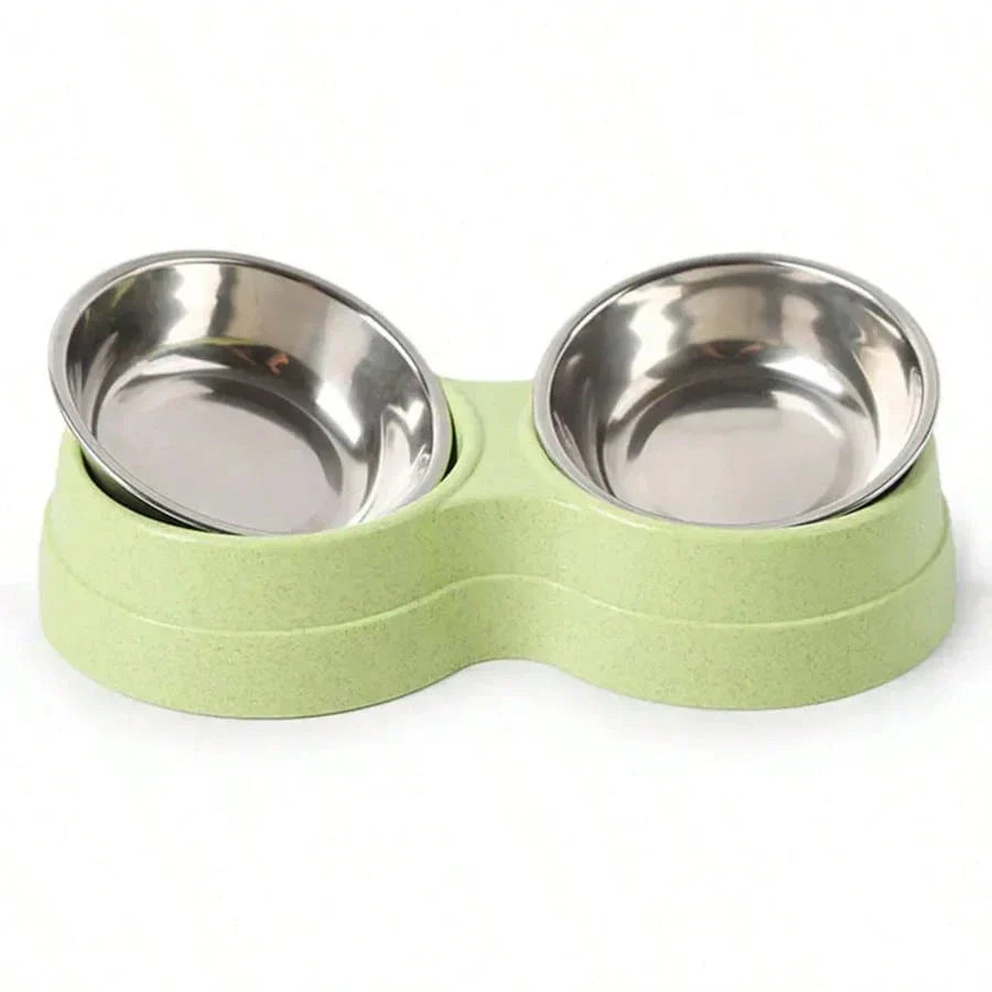 Stainless Steel Double Pet Bowls