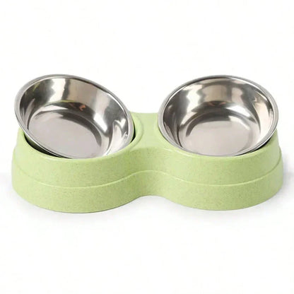 Stainless Steel Double Pet Bowls