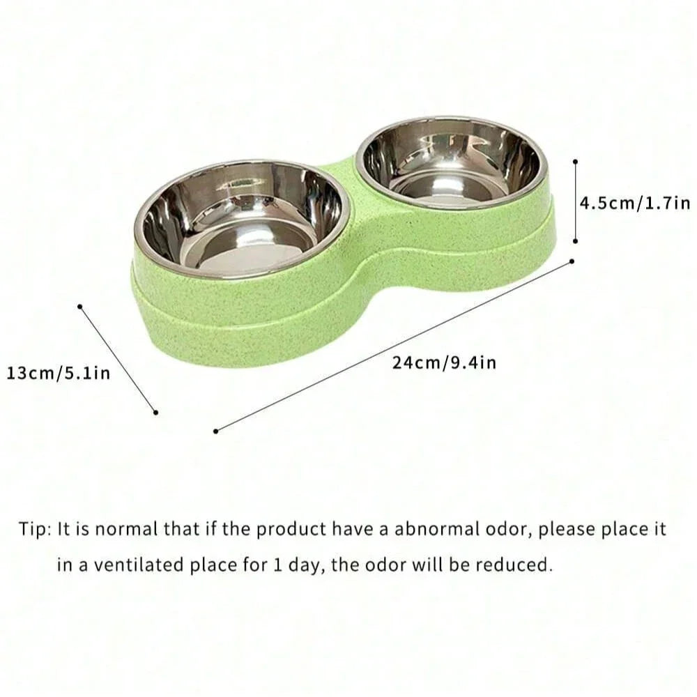 Stainless Steel Double Pet Bowls