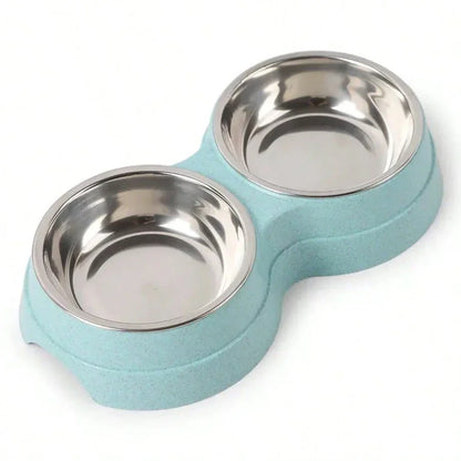 Stainless Steel Double Pet Bowls