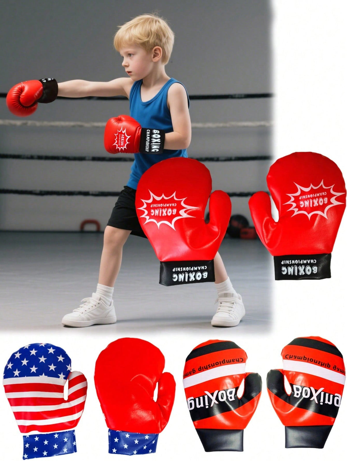 Kids Boxing Gloves Training Pair