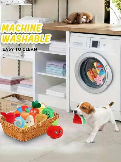 PETSIN Plush Dog Chew Toys