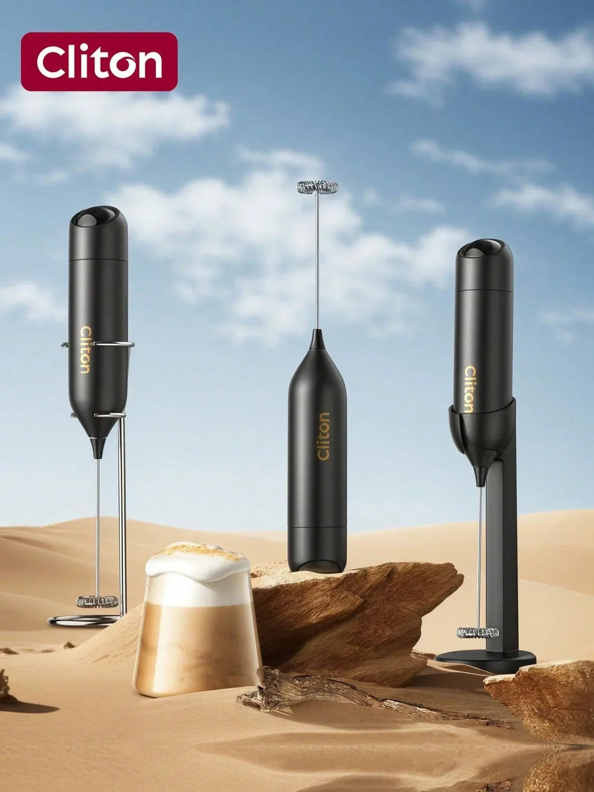 CLITON Battery Milk Frother