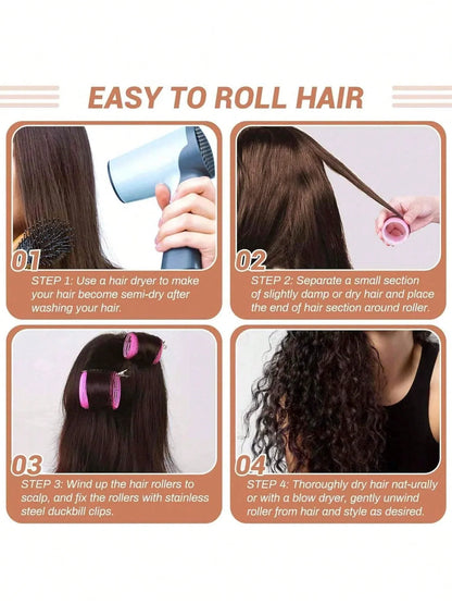 Large Hair Rollers Curling Set