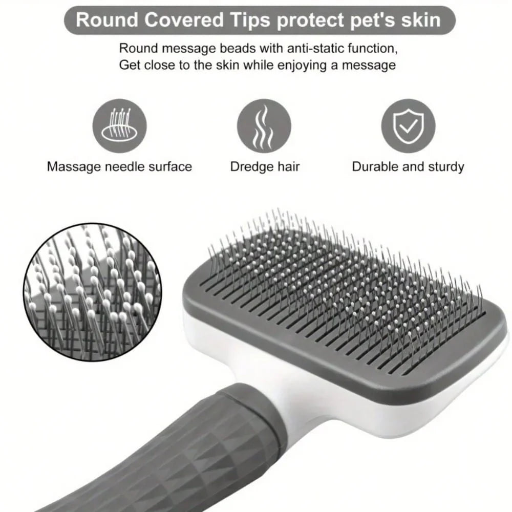Automatic Pet Hair Removal Comb