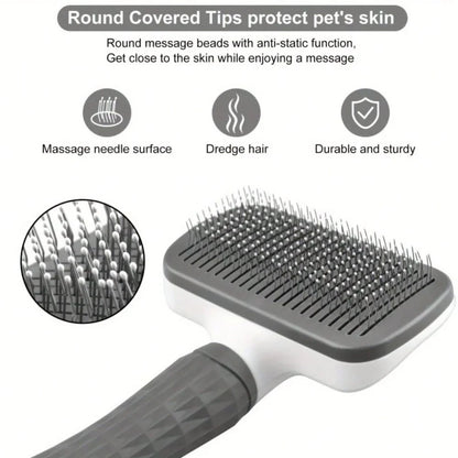 Automatic Pet Hair Removal Comb