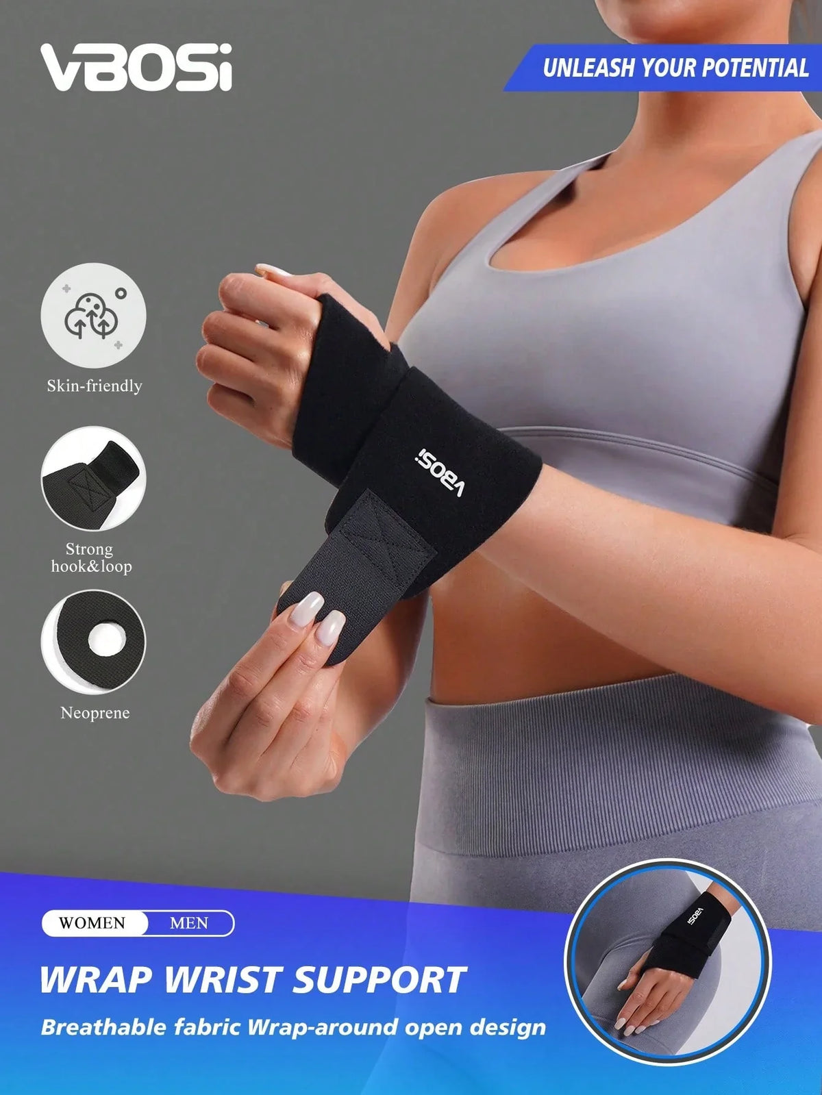 VBOSI Adjustable Wrist Support Wrap