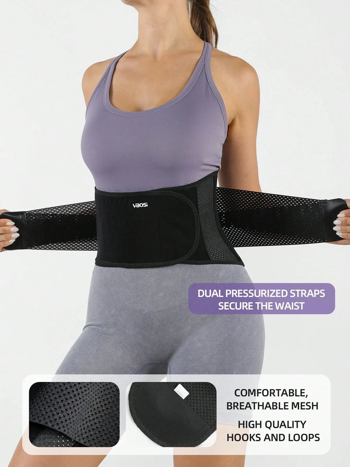 VBOSI Adjustable Waist Trainer Support