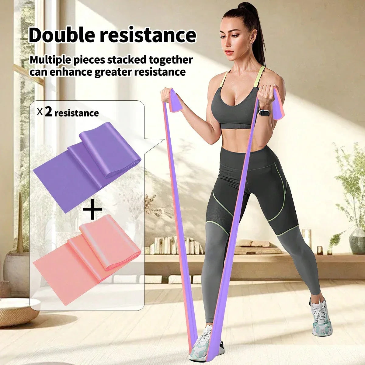 3pcs Strength Training Resistance Bands
