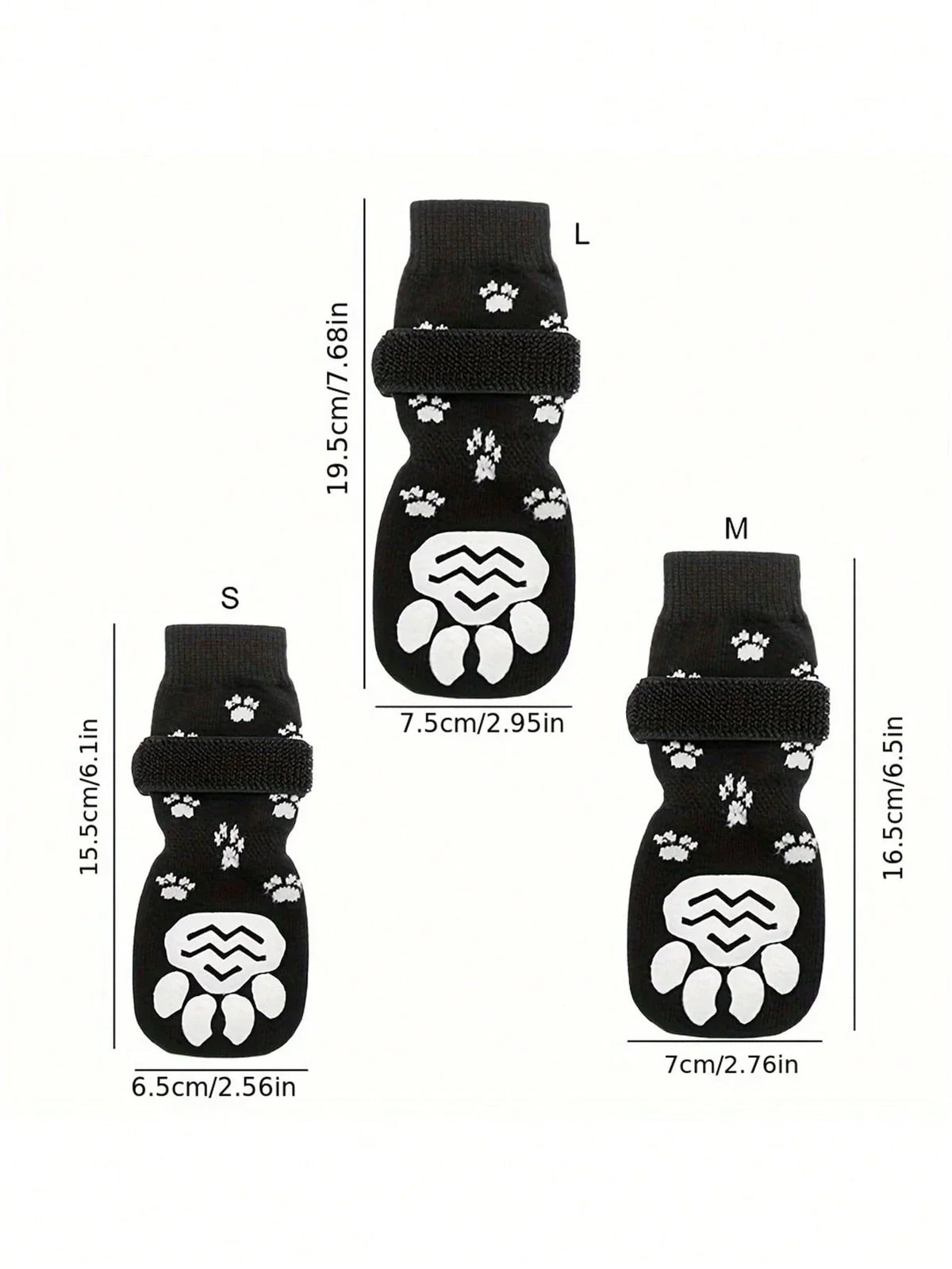 Anti-Slip Dog Paw Socks
