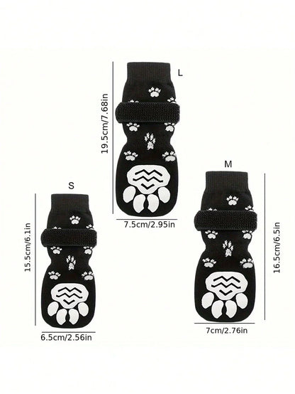 Anti-Slip Dog Paw Socks