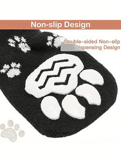 Anti-Slip Dog Paw Socks