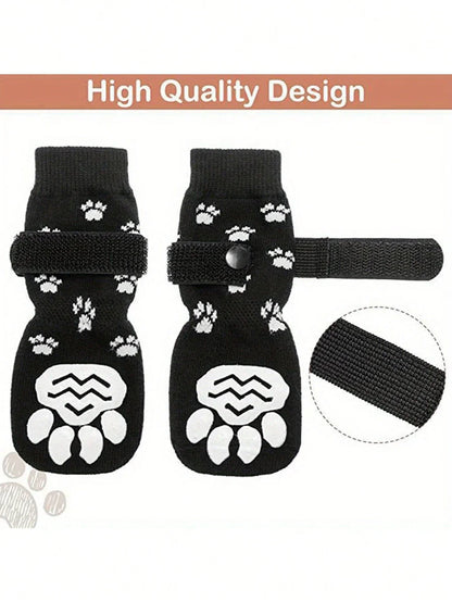 Anti-Slip Dog Paw Socks