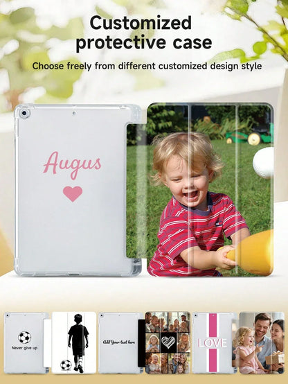 Custom Image Text iPad Case