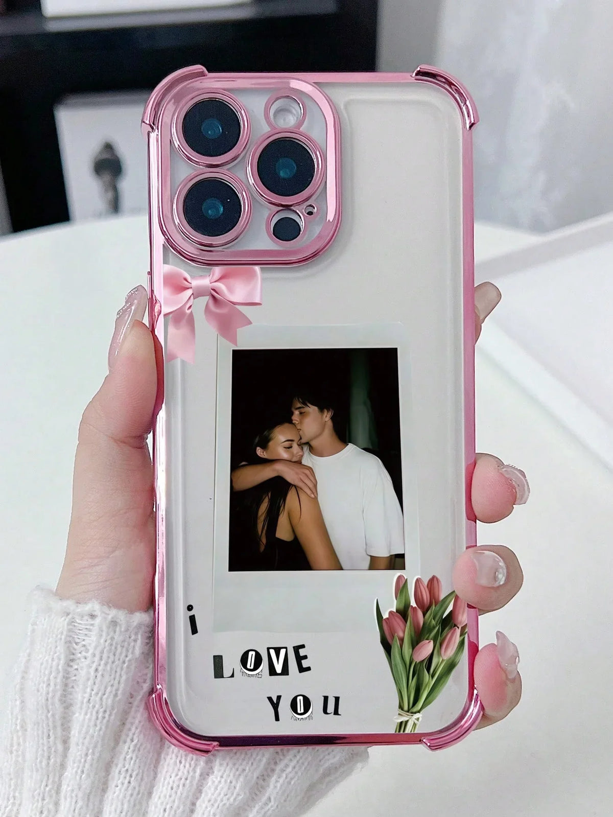 Personalized Couple Hug Phone Case
