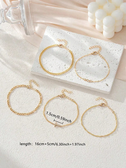 Cubic Zirconia Cross Bracelet