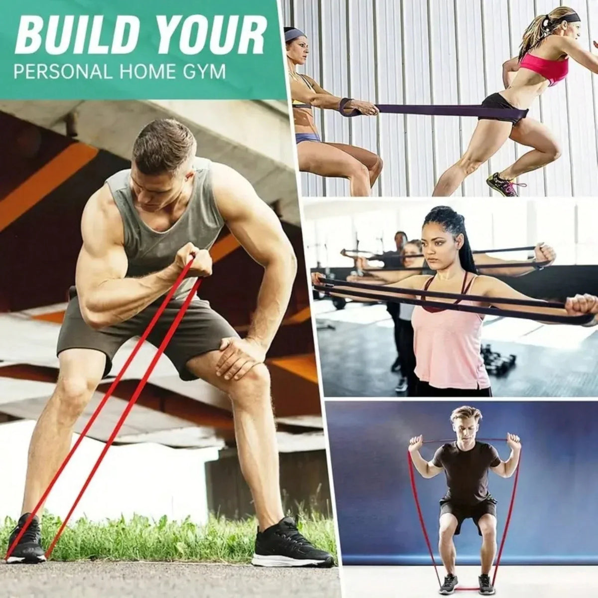 5-Level Resistance Exercise Bands