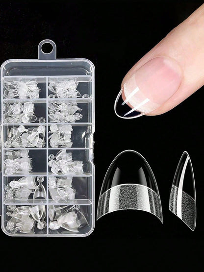 240pcs Almond False Nail Tips