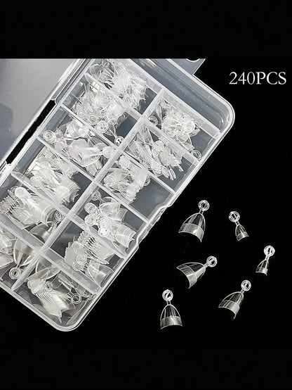 240pcs Almond False Nail Tips