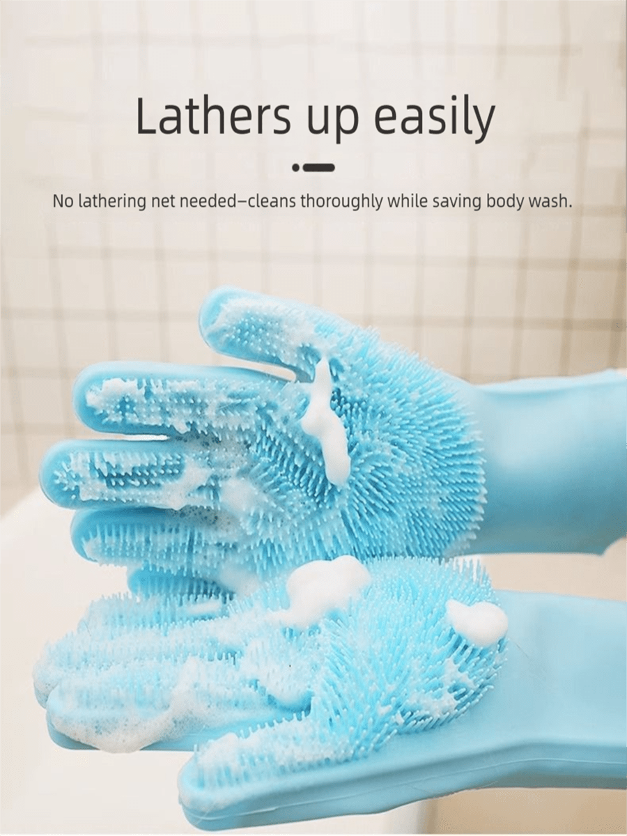 Pet Grooming Silicone Gloves