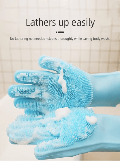 Pet Grooming Silicone Gloves