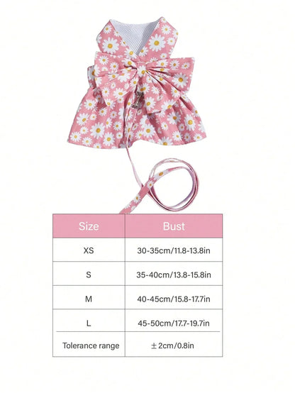 PETSIN Pink Daisy Pet Set