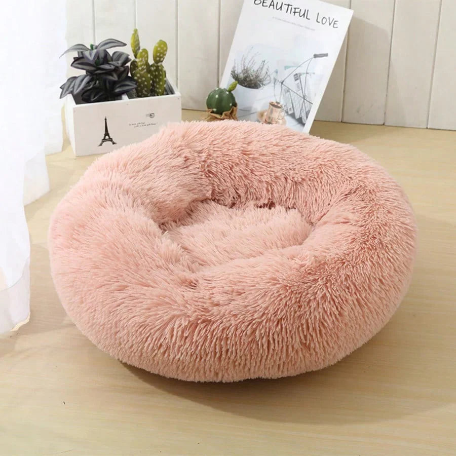 Soft Plush Round Pet Bed