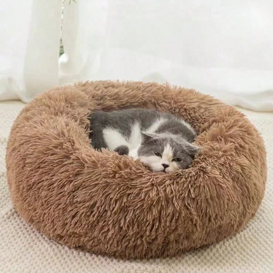 Soft Plush Round Pet Bed